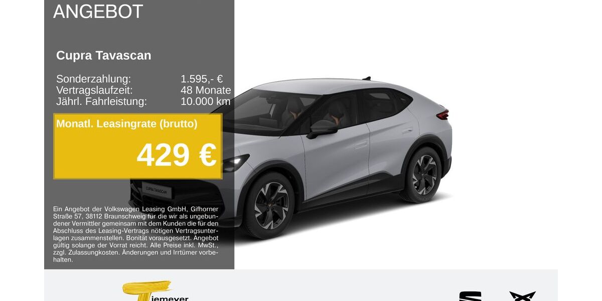Cupra Tavascan 1.999 km 47.980 &euro; Bochum 44809