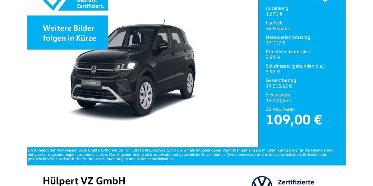 VW T-Cross 8.768 km 18.788 &euro; Dortmund 44379