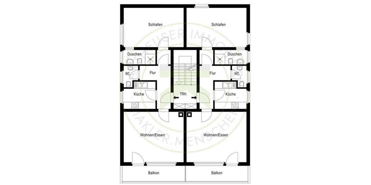 Etagenwohnung Heiligenhaus - 2 Zimmer, 64 m&sup2;, 808&euro; | Angebot:25809227