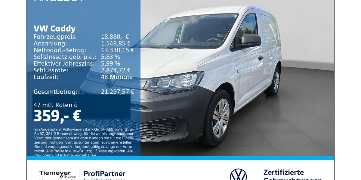 VW Caddy 62.635 km 18.880 &euro; Recklinghausen 45663