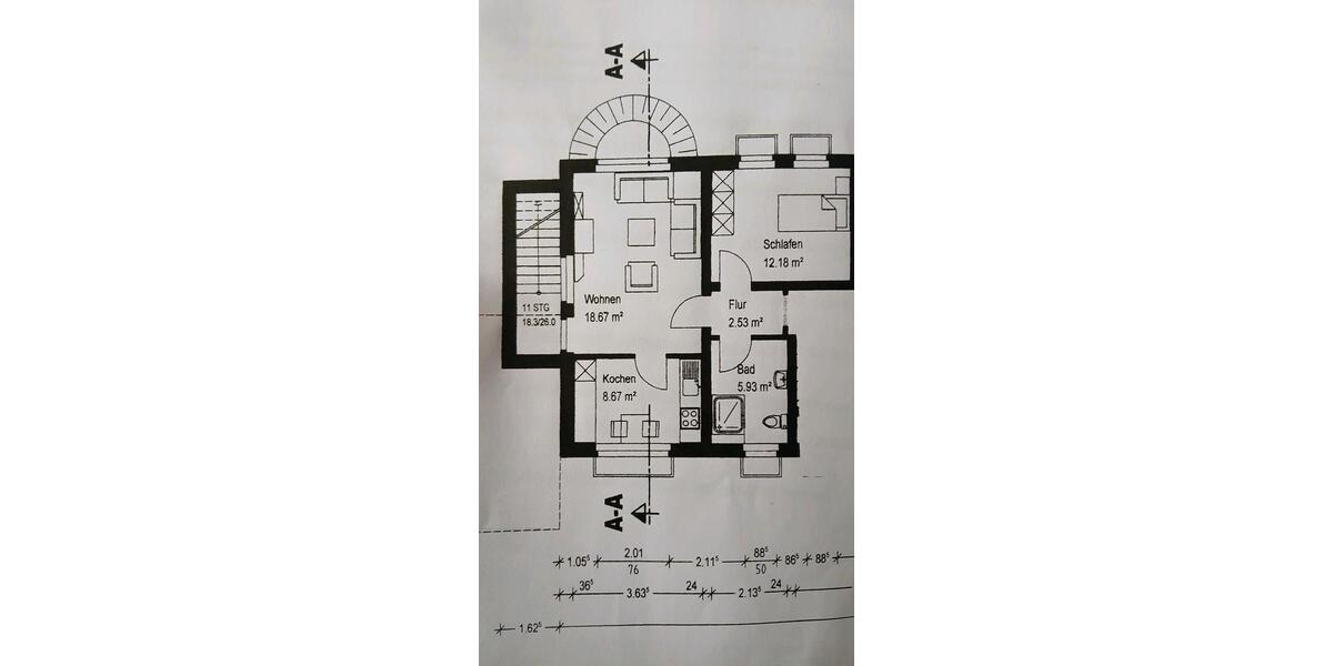 Etagenwohnung Waltrop - 2 Zimmer, 50 m&sup2;, 593&euro; | Angebot:25281794