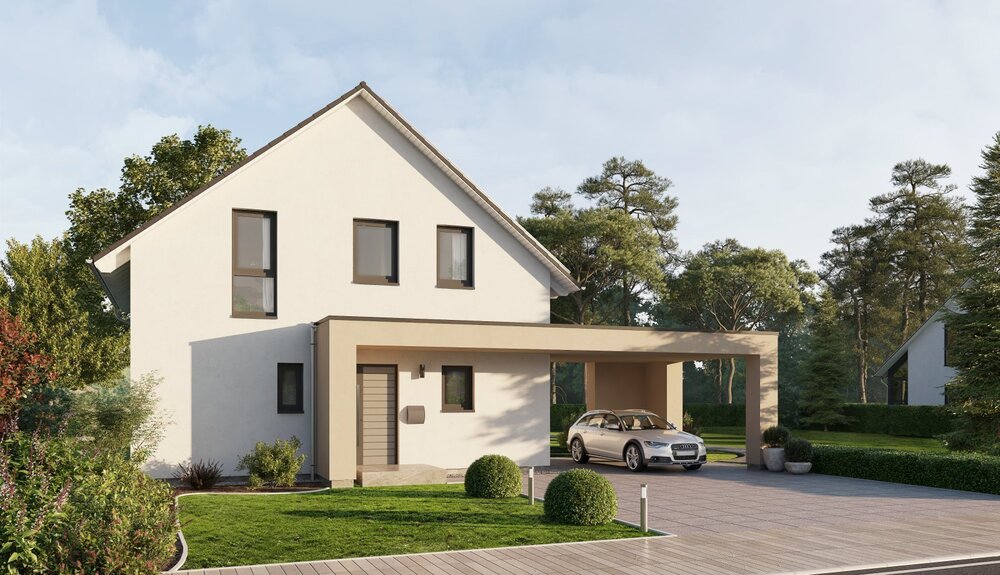 Individuell gestaltetes Fertighaus - Ihr Traumhaus mit flexiblen Ausbauoptionen und hoher Planungssicherheit - Pure 1 - 1- Essen Kray Kray | Angebot:27334611