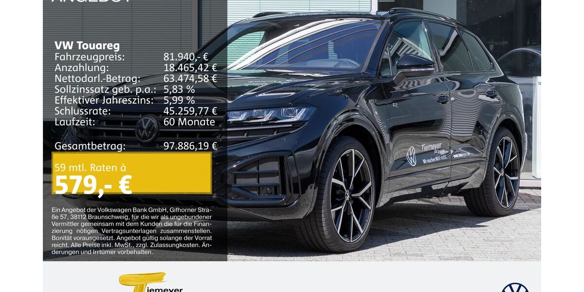 VW Touareg 9.999 km 81.940 &euro; Bochum 44892