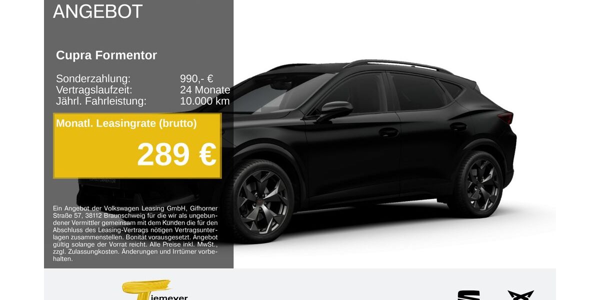 Cupra Formentor 20.577 km 33.890 &euro; Bochum 44809