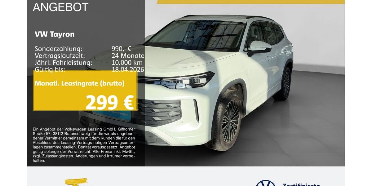 VW Tayron 21.540 km 35.550 &euro; Gelsenkirchen 45888