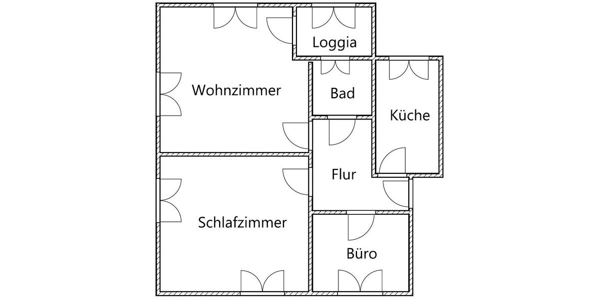Etagenwohnung Marl Alt-Marl - 3 Zimmer, 59 m&sup2;, 395&euro; | Angebot:25245051