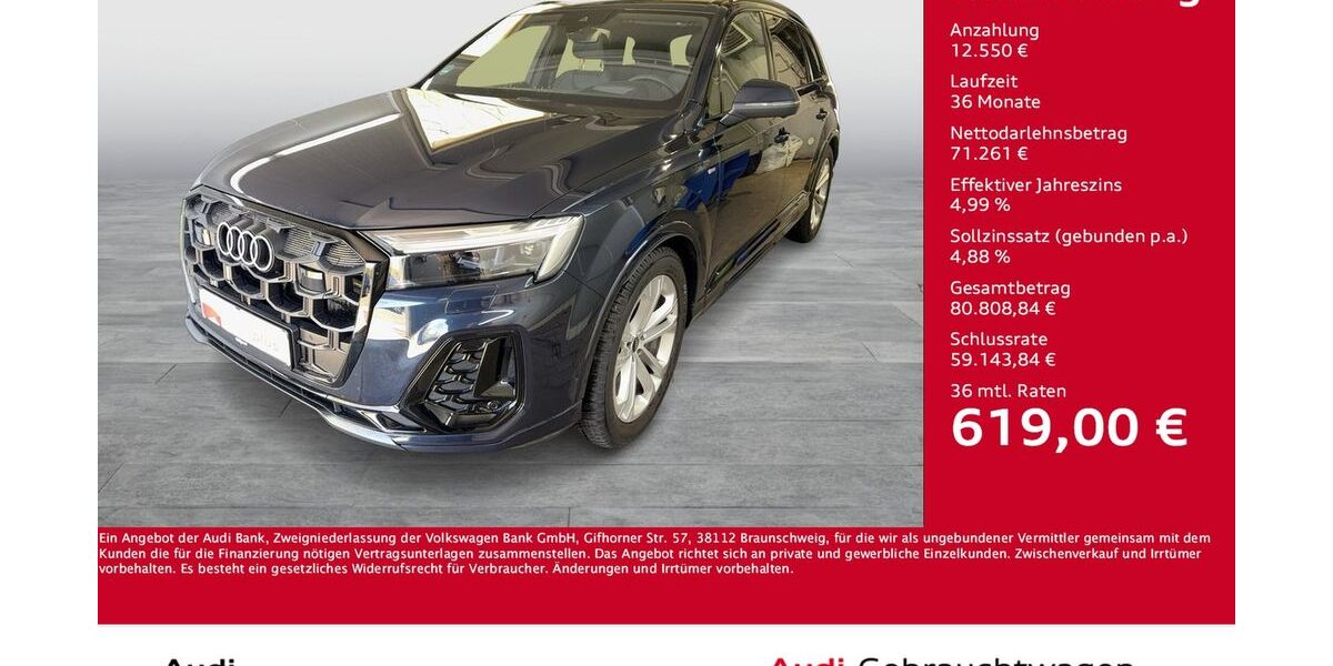 Audi Q7 8.652 km 81.766 &euro; Dortmund 44143