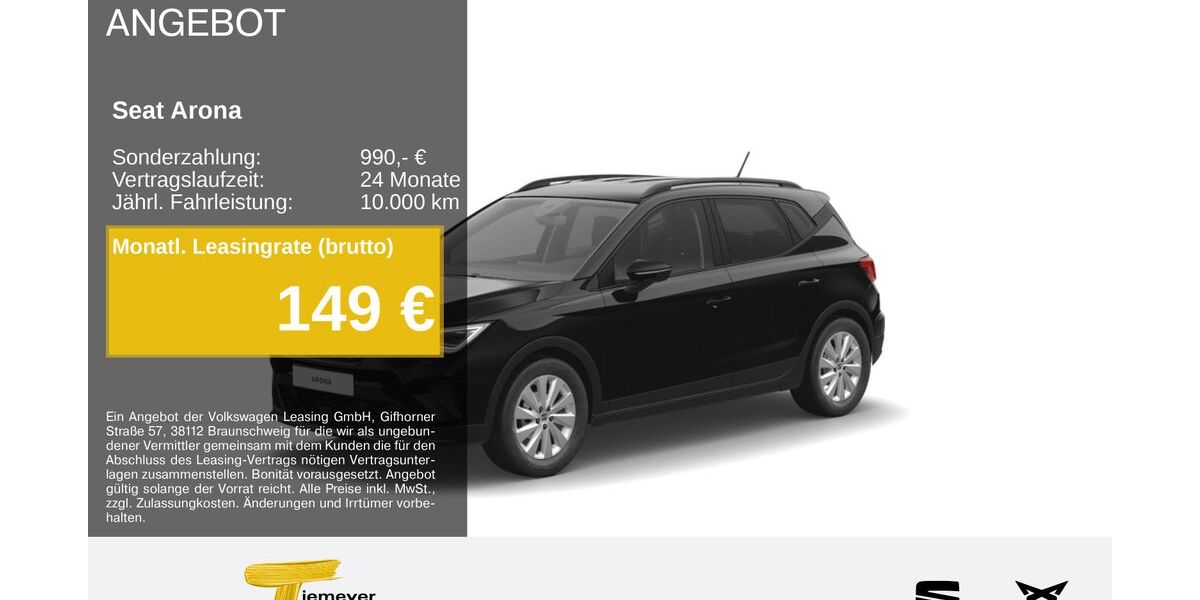 Seat Arona 23.741 km 21.920 &euro; Recklinghausen 45663