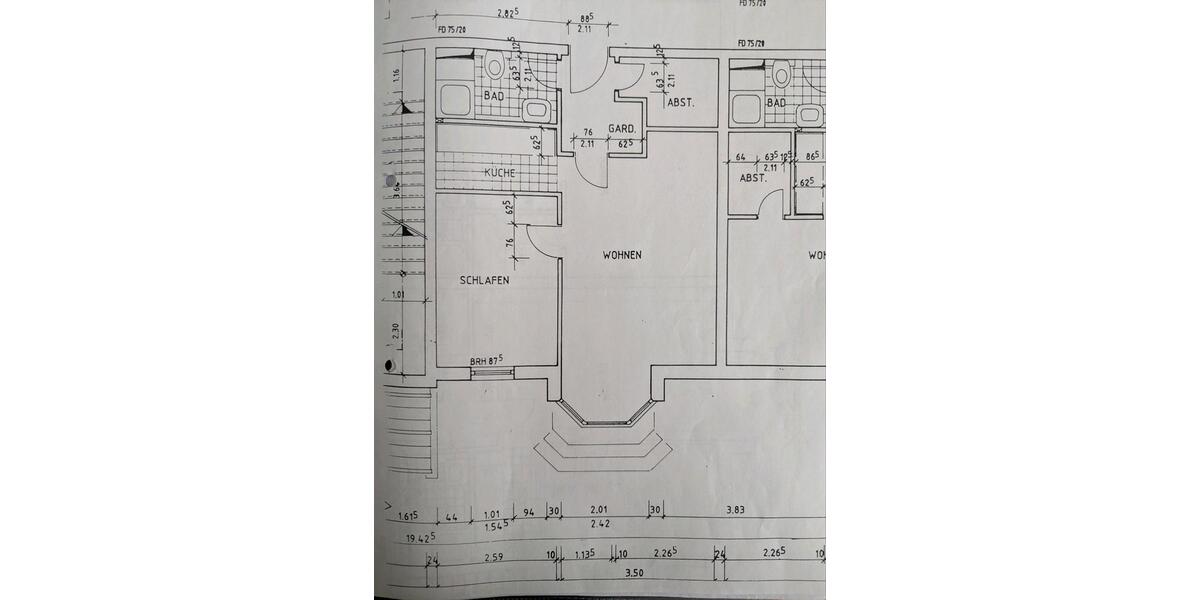 Etagenwohnung Bochum Bochum-Südwest - 2.5 Zimmer, 43 m&sup2;, 109.000&euro; | Angebot:25163070