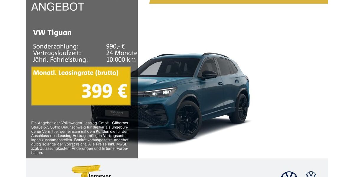 VW Tiguan 5.849 km 46.710 &euro; Marl 45770