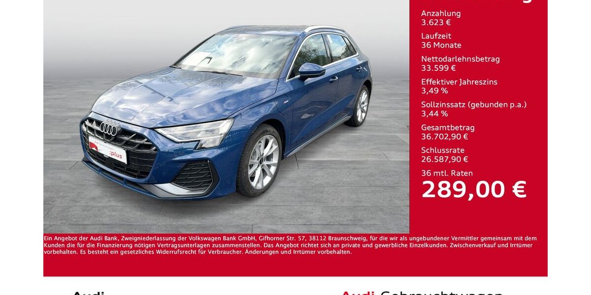Audi A3 4.726 km 37.222 &euro; Dortmund 44143