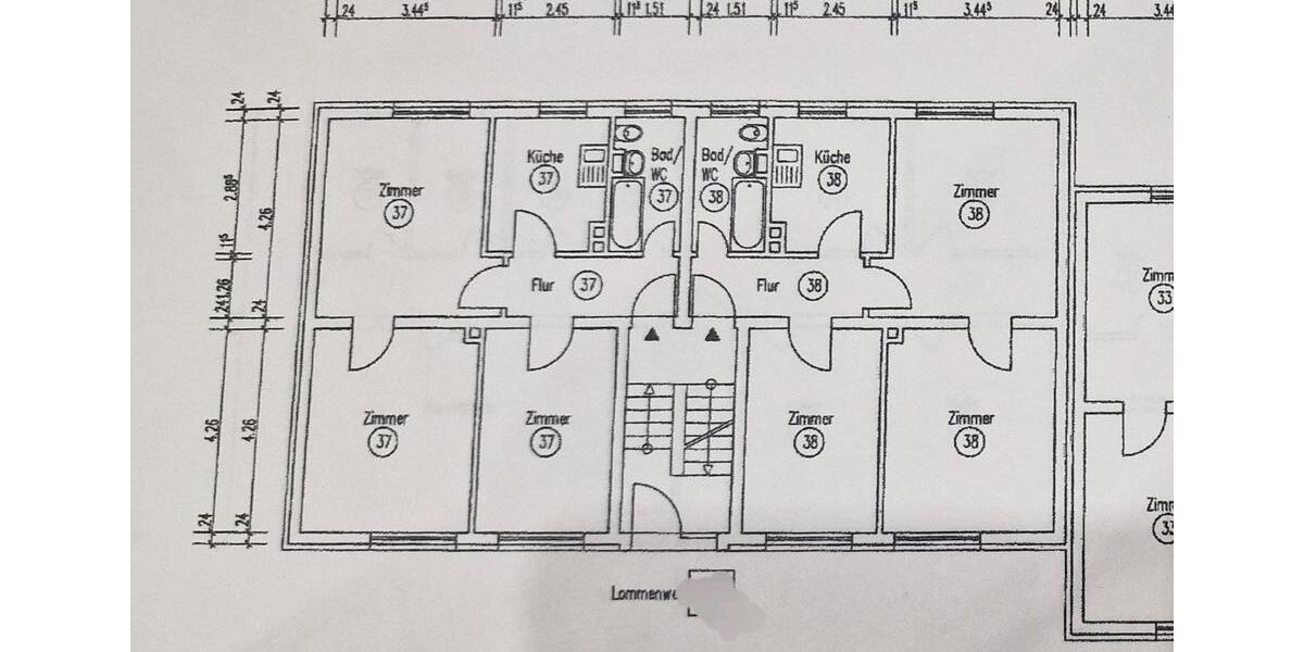 Erdgeschoßwohnung Essen Stadtbezirk VI - 3 Zimmer, 56 m&sup2;, 135.000&euro; | Angebot:26625860
