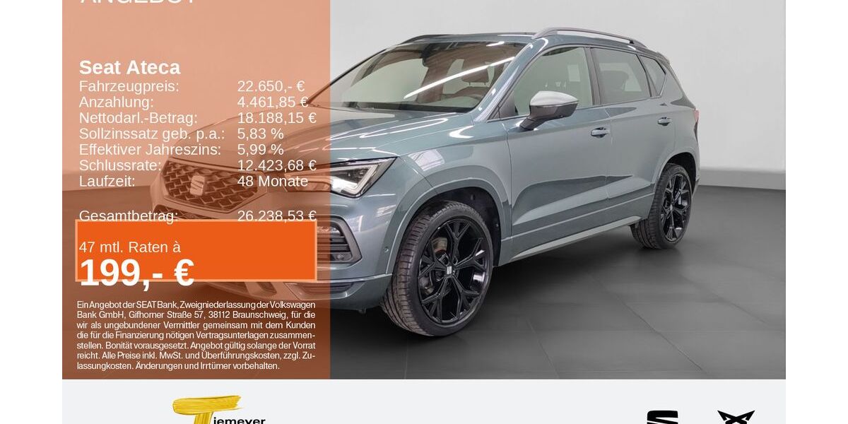 Seat Ateca 88.851 km 22.650 &euro; Bochum 44809