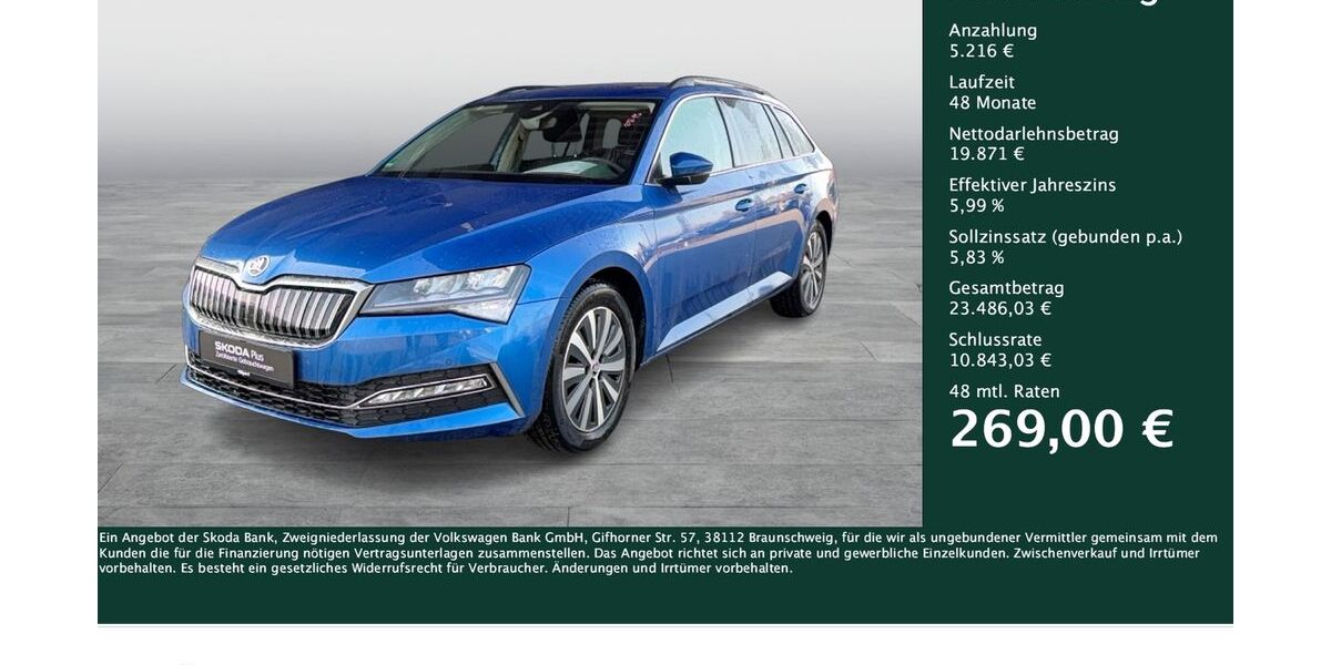 Skoda Superb 69.260 km 25.087 &euro; Dortmund 44269