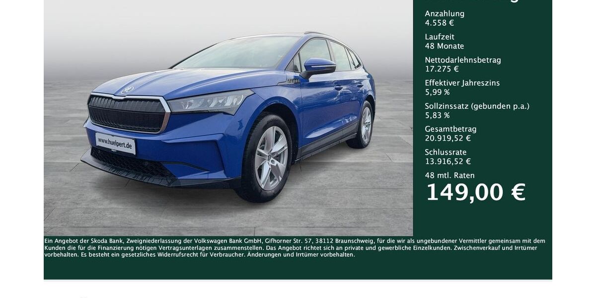 Skoda Enyaq 18.820 km 21.833 &euro; Dortmund 44309