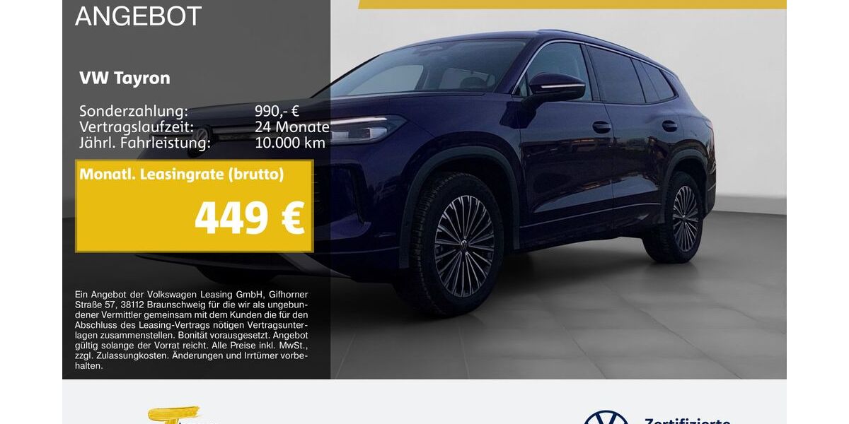 VW Tayron 3.990 km 42.440 &euro; Herne 44653
