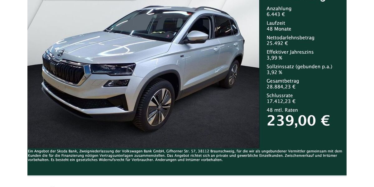 Skoda Karoq 10.656 km 32.444 &euro; Dortmund 44309
