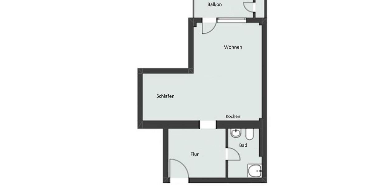 Erdgeschoßwohnung Dortmund Hörde - 1.5 Zimmer, 36 m&sup2;, 760&euro; | Angebot:25959321