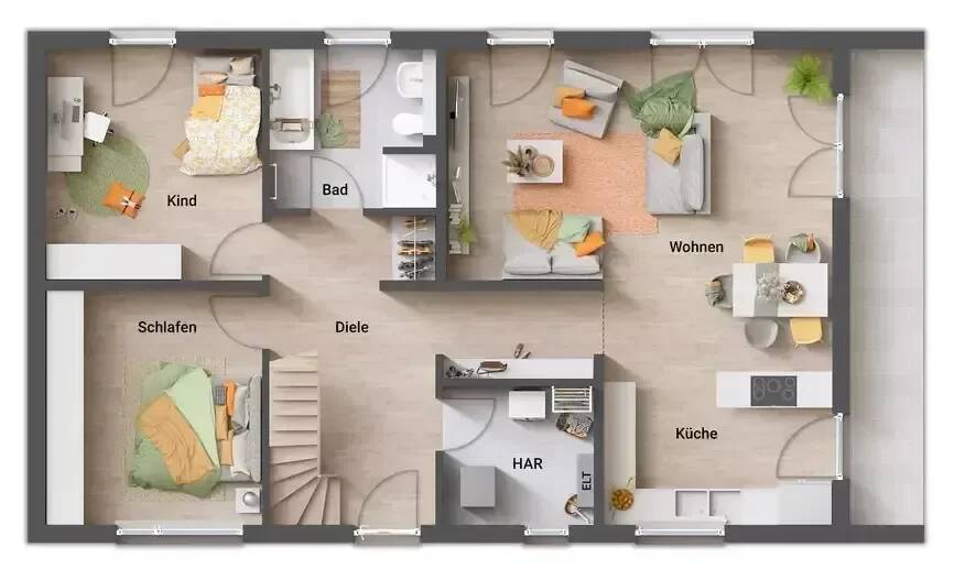 Bungalow Bottrop Batenbrock - 3 Zimmer, 100 m&sup2;, 336.810&euro; | Angebot:25674152