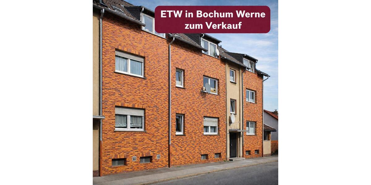 Dachgeschoßwohnung Bochum Werne - 1.5 Zimmer, 40 m&sup2;, 67.500&euro; | Angebot:26074154